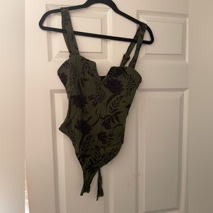 Free People green body suit